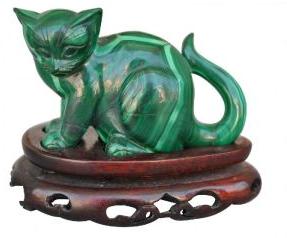 Marble Cat Statue