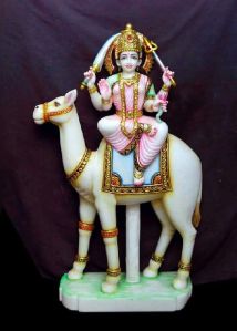 Marble Dasha Mata Statue