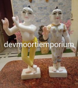 Marble Radha Krishna Statue