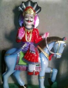 Marble Jaharveer Baba Statue