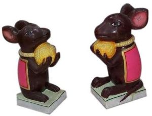 Marble Mouse Statue