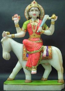 Marble Sheetla Mata Statue