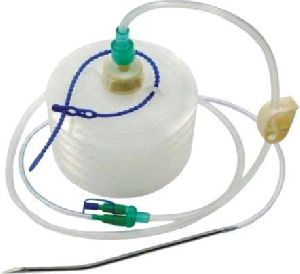 closed wound suction unit