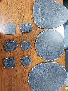 leather table coasters