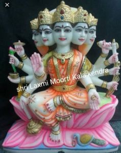 marble gayatri mata statue