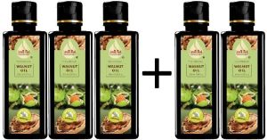 Buy 3 Get 5 Pure Cold Pressed Walnut Oil (Pack of 5)-100ml