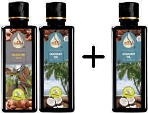 Pure Cold Pressed Oil Combo (Almond and Coconut)-100ml