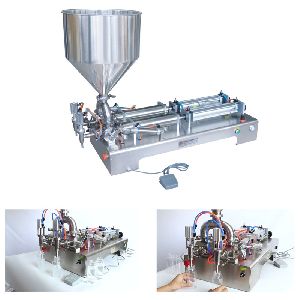 Double Nozzle Paste Filling Machine