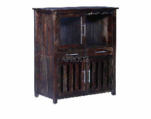 Sheesham Wood Bar Cabinet