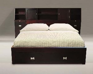 Sheesham Wood Bed With Storage