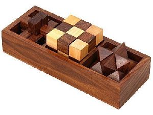 Wooden 3D Puzzle Game