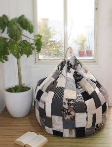 Printed Monochrome Beanbag Cover