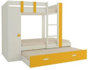 BUNK BED WITH WARDROBE