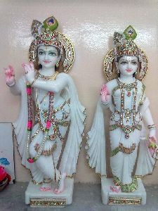 Radha Krishna g marble murti
