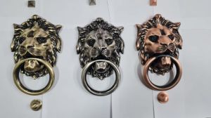 New Lion Brass Door Knocker