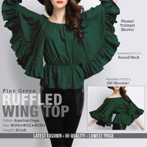 Ruffle Wing Top