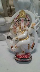 Marble Om Ganesha Statue