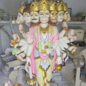 Marble Panchmukhi Hanuman Ji Statue