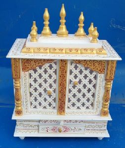 Golden White Wooden Temple