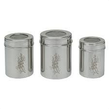 Floral Design Canister Set