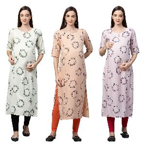 women rayon maternity nursing kurti