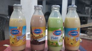 glass bottle badam milk