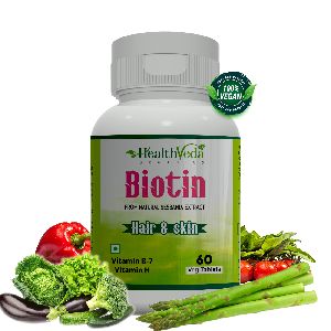 HealthVeda Organics Biotin vitamins supplement