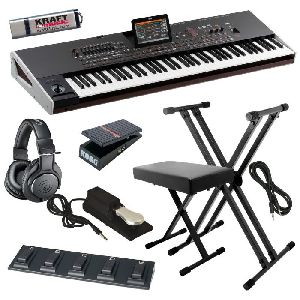 Korg PA4X 76 Note Professional Arranger Workstation Keyboard Plus Speaker System