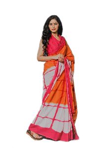 Multicolour KSK-102 Pure Cotton Mulmul Printed Sarees