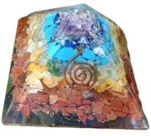 Seven Chakra Orgone Pyramid