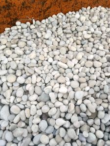 Natural River Pebble White