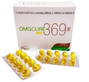 Omega 3, Omega 6, Omega 9 Softgel Capsules