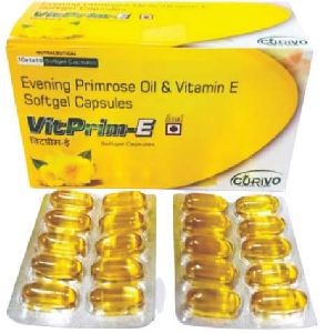 Evening primrose oil & vitamin E Softgel capsule