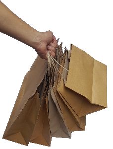 Kraft Paper Bag With Rope Handle