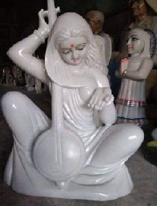 Marble Meera Bai Statue