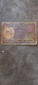 Old one rupee note