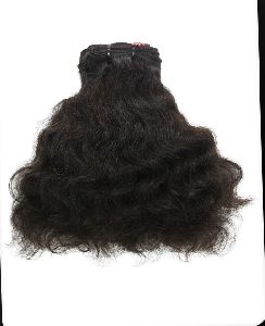A1EH004 Weft Curly Hair Extension