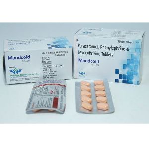 Paracetamol Phenylephrine Levocetirizine Tablets