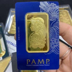 Swiss gold bars