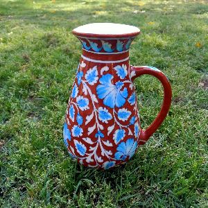 Blue Pottery Jug JU-006