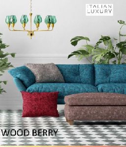 Wood Berry Suede Fabric