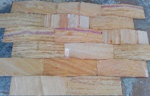 Teakwood Sandstone Wave Ledge Panels
