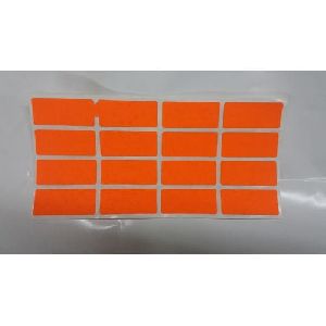 Orange Fluorescent Sticker