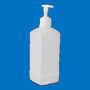 HDPE Square Sanitizer Bottle