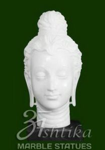 Marble Buddha Face Statue