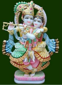 Marble Jugal Radha Krishna Statue