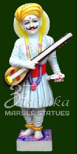 Marble Saint Tukaram Statue