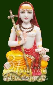 Marble Shankaracharya Statue