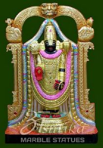 Marble Tirupati Balaji Statue