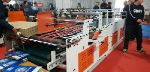 Semi Automatic Folder Gluer With Auto Folding Box